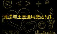 魔法与王国通用激活码1